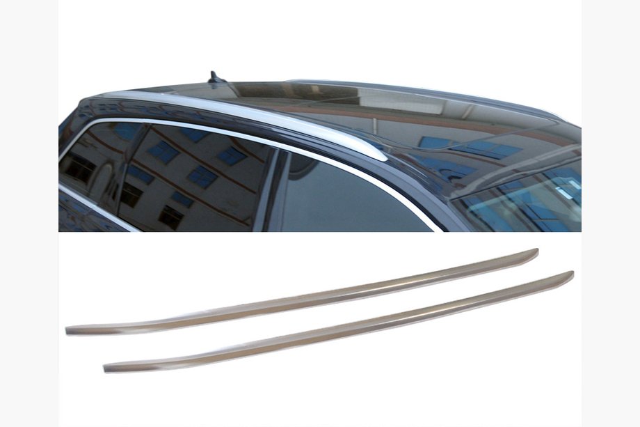Toyota Innova 2015- Barres longitudinales de toit intégrées noires OEM (Aluminium) Image
