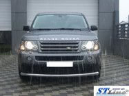 Range Rover Sport 2005-2013 Pare-buffle avant simple (inox) photo 2
