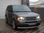 Range Rover Sport 2005-2013 Pare-buffle avant simple (inox) photo 1