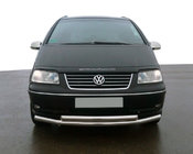 Volkswagen Sharan 1995-2010 Pare-buffle Avant Double ST014 (Inox) photo 1
