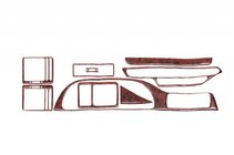 Citroen Jumpy 1996-2007 Couvre tableau de bord (Meric) photo 2