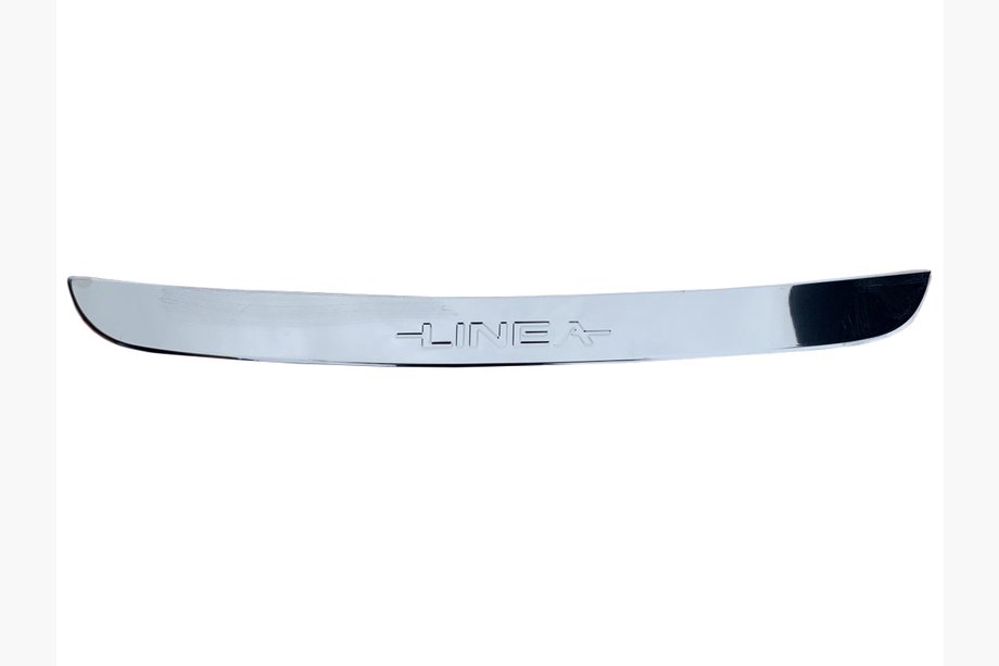 Fiat Linea 2006-2018 Protection de Pare-chocs Arrière Carmos (Inox) Image