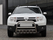 Dacia Duster 2008-2018 Pare-buffle sans inscription QT006 (inox) photo 1