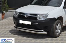 Renault Duster 2008–2017 Protection Avant ST017 (Inox) photo 2