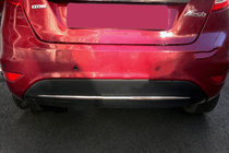 Ford Fiesta 2008-2017 Baguette de pare-chocs arrière inox photo 1