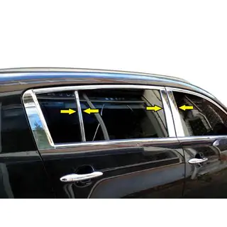 Enjoliveurs de Montants de Porte en Acier Inoxydable (6 pcs) Kia Sportage 2010-2015 photo 1