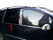 Volkswagen Sharan 1995-2010 Encadrement de vitres inox (4 pcs) Carmos - Acier Inoxydable Turc photo 4