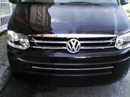 Volkswagen T5 2010-2015 Baguette de bord de capot en inox photo 1