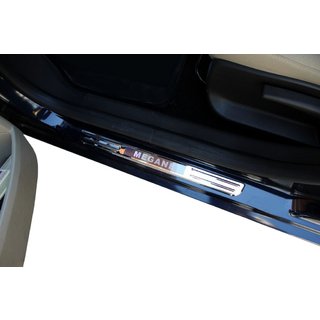 Seuils de porte sans fil avec éclairage (2 pcs, inox)