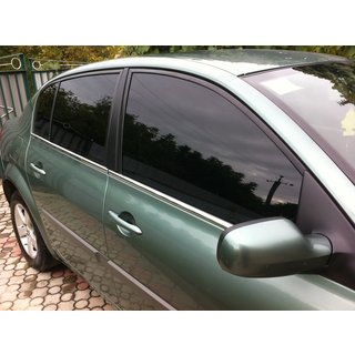 Encadrement extérieur de vitres inox (4 pcs) Renault Megane II 2004-2009 photo 2