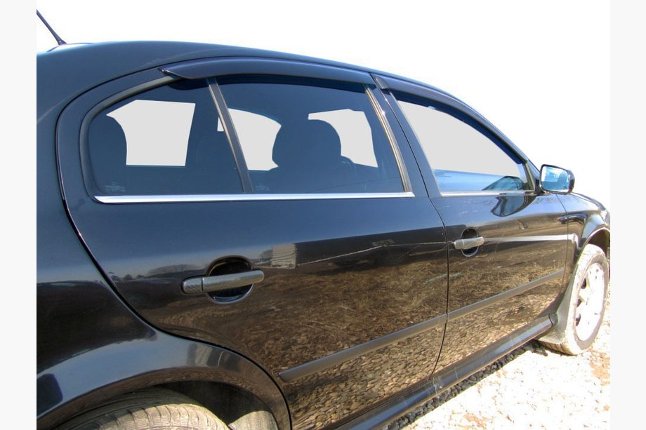 Skoda Octavia I Tour A4 1996-2010 Encadrement de vitres inox (4 pcs) Image