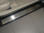 Renault Megane II 2004-2009 Seuils de Porte Nataniko (4 pcs, Inox) photo 1