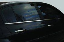 Renault Megane II 2004-2009 Encadrement extérieur de vitres inox (4 pcs) photo 4