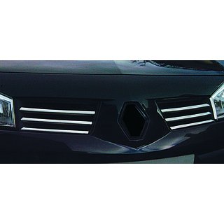 Couvre-Calandre Chromés (Modèle 2004-2006, 6 pièces, Acier Inoxydable) Renault Megane II 2004-2009 photo 4