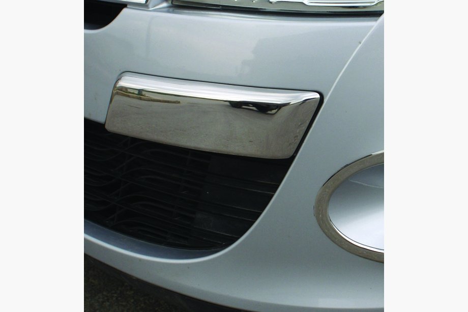 Renault Megane III 2009-2016 Coins de pare-chocs avant en acier inoxydable 2008-2011 Photo 2
