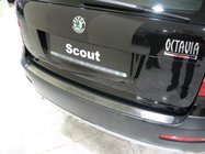 Skoda Octavia II A5 2010-2013 Protection de pare-chocs arrière Nataniko (inox) Break photo 2
