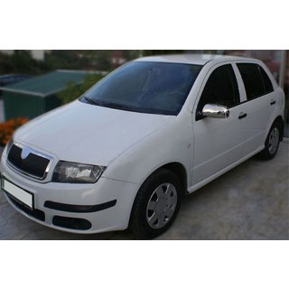 Couvre-Rétroviseurs 2006↗ (2 pcs, Acier Inoxydable) Skoda Fabia 2000-2007 photo 4