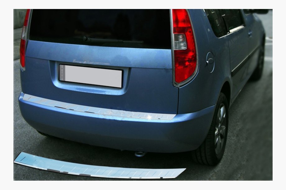 Renault Lodgy 2013-2022 Protection de Pare-chocs Arrière OmsaLine Inox Brillant Image