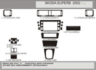 Skoda Superb 2001-2009 Decoration Auto Hartman (Variante N°2) photo 1