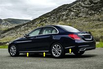 Mercedes C-class W205 2014-2021 Couvre-moulures V1 inox photo 1