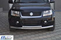 Suzuki Grand Vitara 2005-2017 Barre frontale double 60/42mm inox photo 5