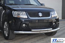 Suzuki Grand Vitara 2005-2017 Barre frontale double 60/42mm inox photo 7
