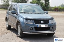 Suzuki Grand Vitara 2005-2017 Barre frontale double 60/42mm inox photo 9