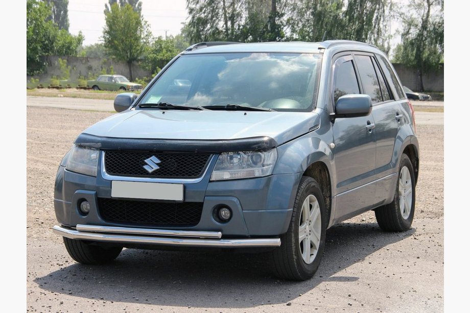 Suzuki Grand Vitara 2005-2017 Barre frontale double 60/42mm inox Image