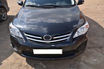 Toyota Corolla 2007-2013 Couvre-calandre chromés (2010-2013, 3 pcs, acier inoxydable) photo 2