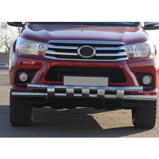 Protection Avant ST015 (Inox) Toyota Hilux 2015- photo 3