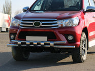 Toyota Hilux 2015- Protection Avant ST015 (Inox) photo 1