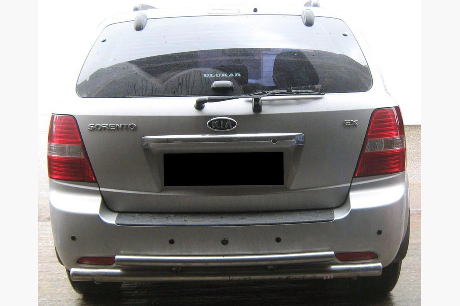 Kia Sorento I BL 2002-2009 Arceau Arrière AK002-Double (Inox) Image