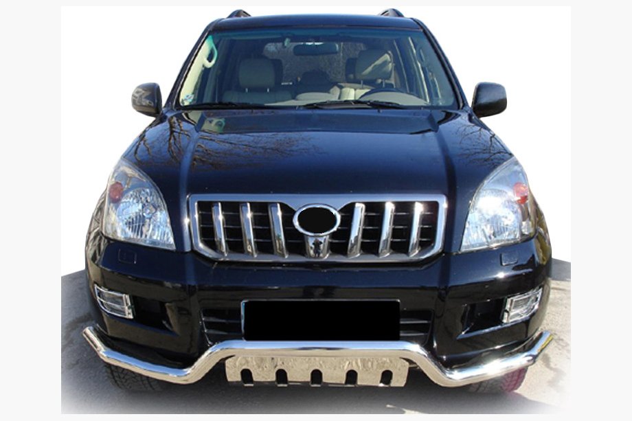 Toyota Land Cruiser Prado 120 2002-2009 Barre Avant ST013 (Inox) Image