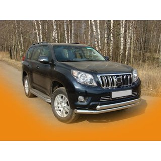 Protection Avant ST014 (Inox) Toyota Land Cruiser Prado 150 2009-2023 photo 3