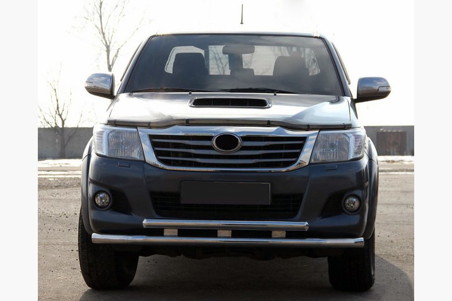 Toyota Hilux 2006-2015 Protection Avant ST014 (Inox) Image