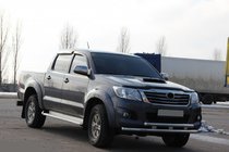 Toyota Hilux 2006-2015 Protection Avant ST014 (Inox) photo 4