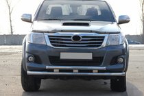 Toyota Hilux 2006-2015 Protection Avant ST014 (Inox) photo 3