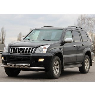 Barre Avant ST015 (Inox) Toyota Land Cruiser Prado 120 2002-2009 photo 1