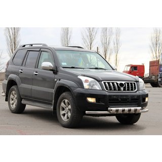 Barre Avant ST015 (Inox) Toyota Land Cruiser Prado 120 2002-2009 photo 4