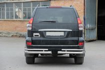 Toyota Land Cruiser Prado 120 2002-2009 Coins arrières doubles AK003-1 (2 pcs, inox) photo 5