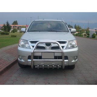 Pare-buffle QT007 (Inox) Toyota Hilux 2006-2015 photo 3