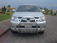 Toyota Hilux 2006-2015 Pare-buffle QT007 (Inox) photo 3