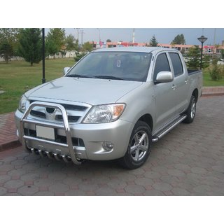 Pare-buffle QT007 (Inox) Toyota Hilux 2006-2015 photo 2