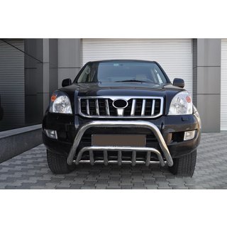 Pare-buffle bas WT002 (inox) Toyota Land Cruiser Prado 120 2002-2009 photo 2