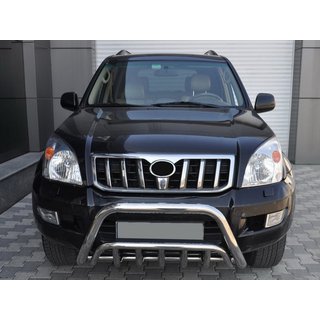 Pare-buffle bas WT002 (inox) Toyota Land Cruiser Prado 120 2002-2009 photo 1
