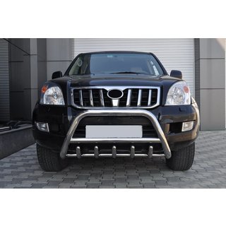 Pare-buffle bas WT003 (inox) Toyota Land Cruiser Prado 120 2002-2009 photo 4
