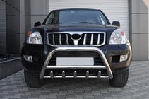 Toyota Land Cruiser Prado 120 2002-2009 Pare-buffle bas WT003 (inox) photo 4