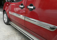 Fiat Doblo I 2005-2010 Moulures de Porte Modèle Large (4 pcs, Inox) Carmos - Acier Inoxydable Turc photo 3