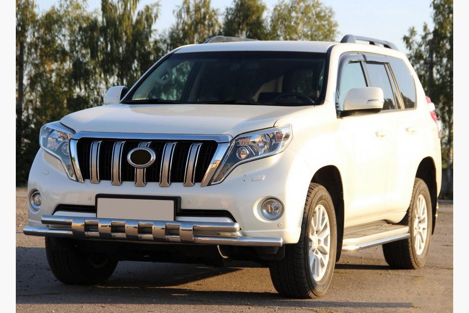 Toyota Land Cruiser Prado 150 2009-2023 Protection Avant ST015 (Inox) Image