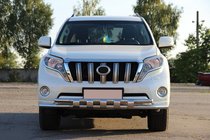Toyota Land Cruiser Prado 150 2009-2023 Protection Avant ST015 (Inox) photo 2